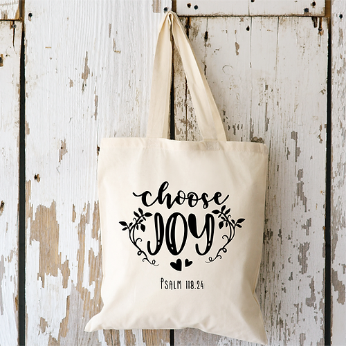 Tote bag Choose joy