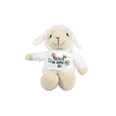 PELUCHE AGNEAU - JESUS M'AIME