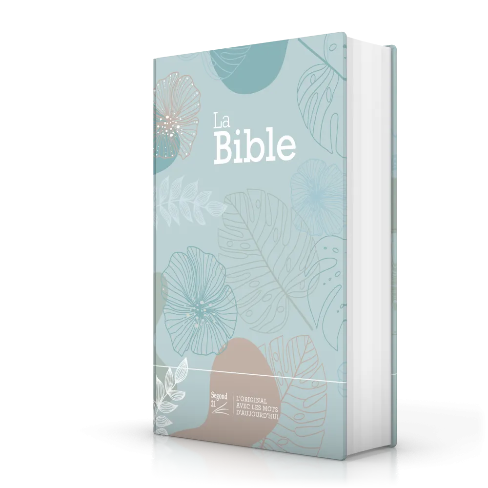 Bible Segond 21 compacte (Premium Style) - Couverture rigide, toilée et matelassée, vert d'eau