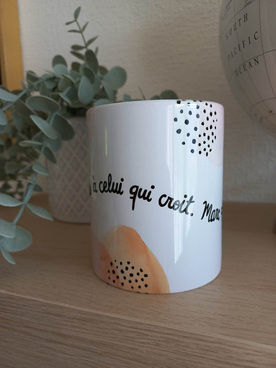 Tasse "Tout est possible à celui qui croit"