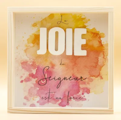 Cadre en bois JOIE 20x20cm