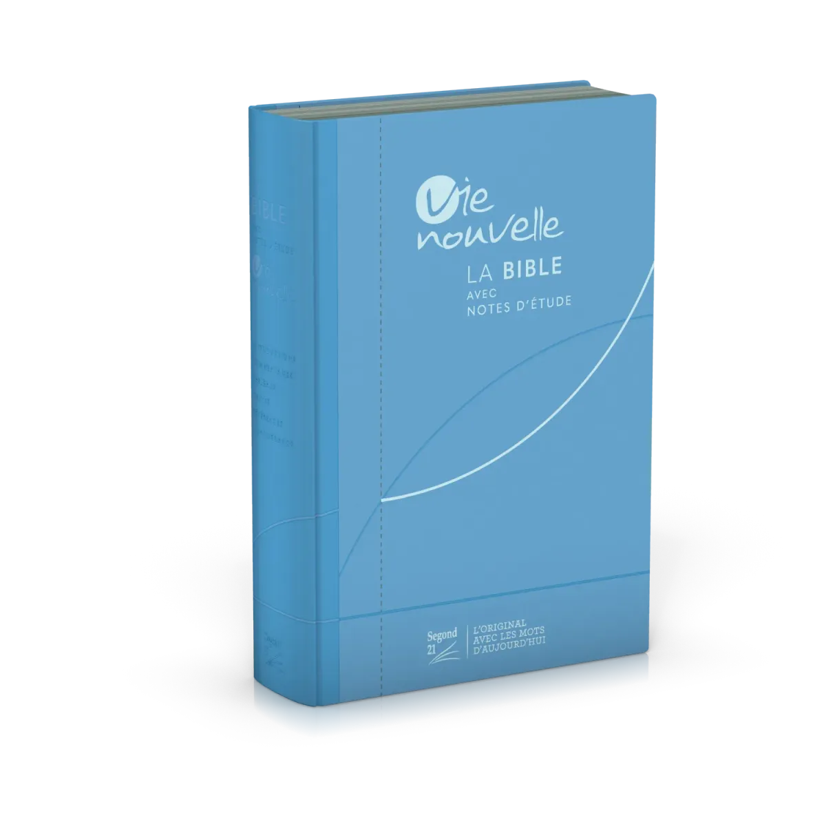 Bible Segond 21 Vie Nouvelle - toile bleue - tranche argent