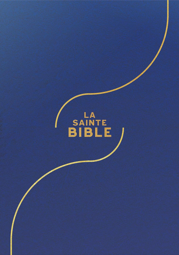Bible Segond 1910 souple bleu brillant, gros caractères
