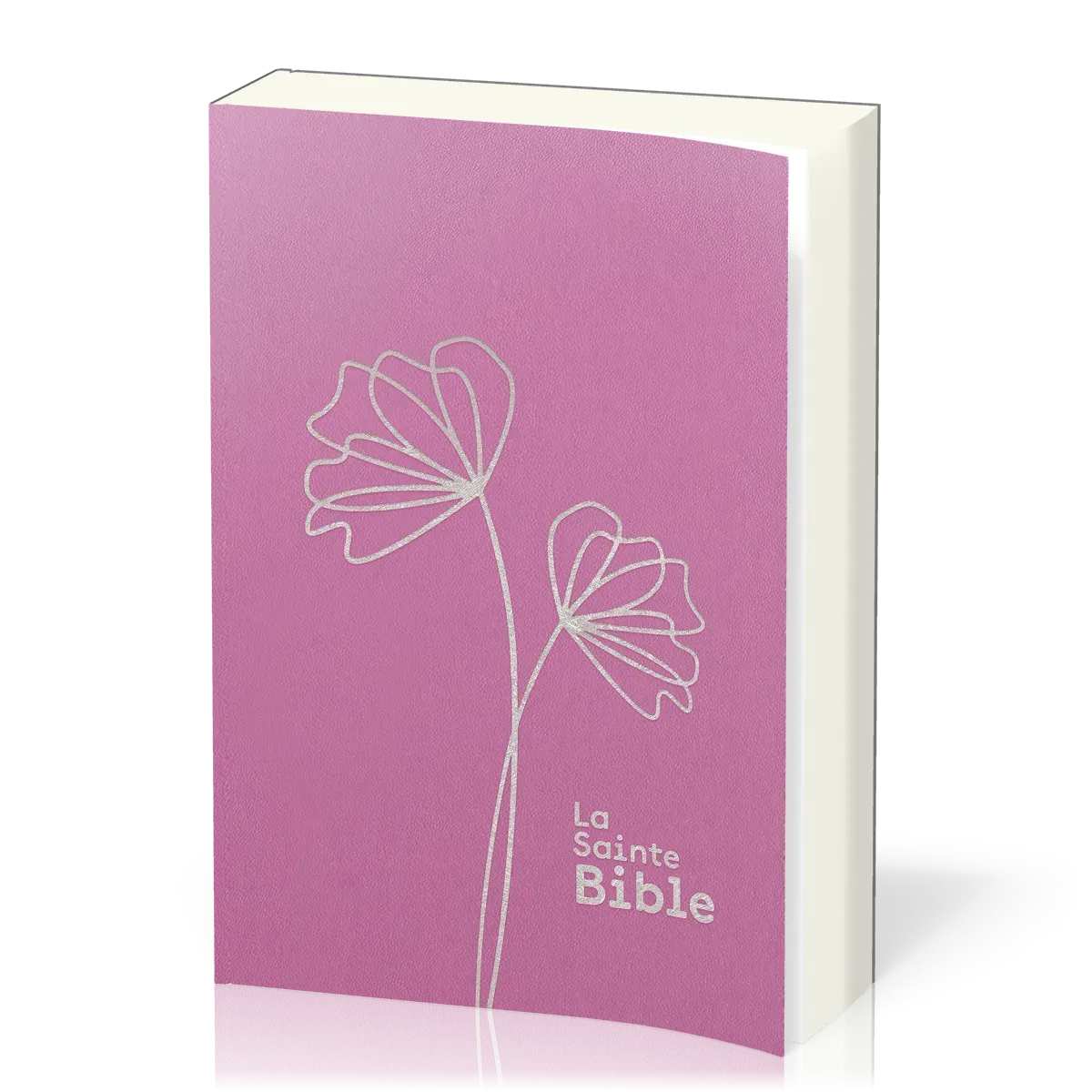 Bible Segond 1910 souple rose, gros caractères