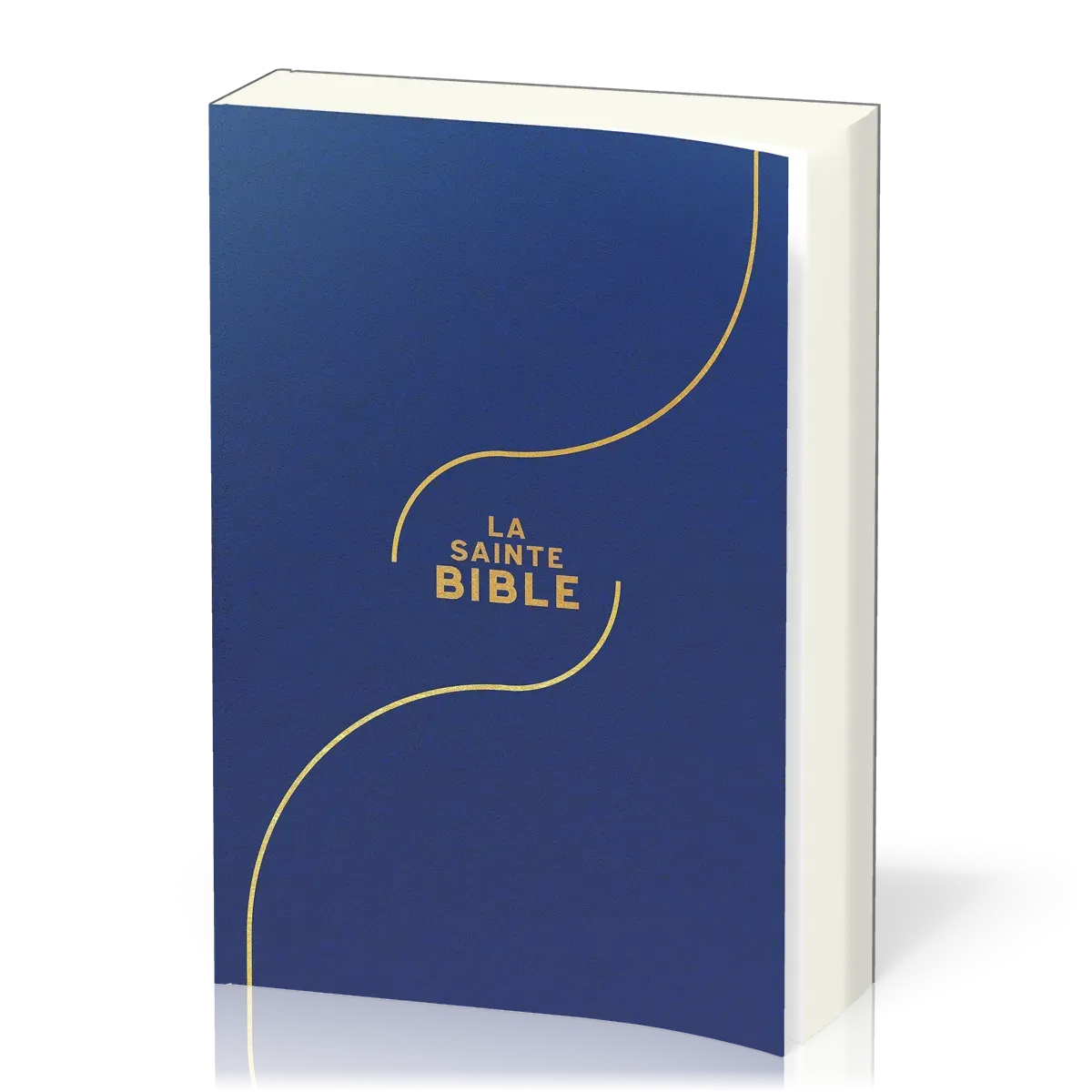 Bible Segond 1910 souple bleu brillant, gros caractères