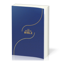 Bible Segond 1910 souple bleu brillant, gros caractères