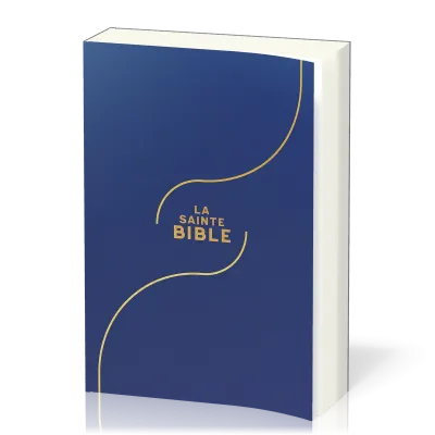 Bible Segond 1910 souple bleu brillant, gros caractères