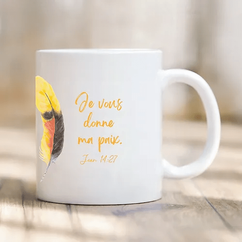 Tasse "Je vous donne ma paix"