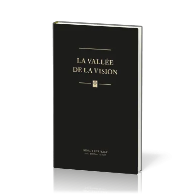 Vallée de la vision (La) - relié, cuir, tranche or