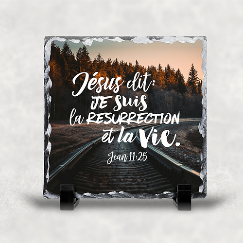 Ardoise illustrée " Jésus dit: Je suis"