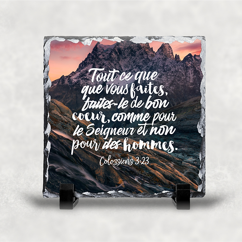 Ardoise illustrée "Tout ce que vous Faites"