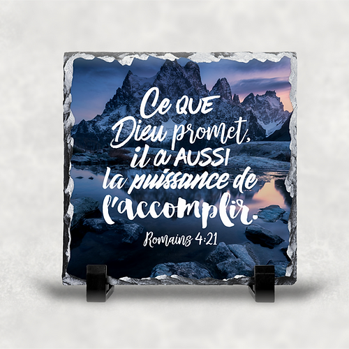 Ardoise illustrée "Jésus dit: Je suis la résurrection"