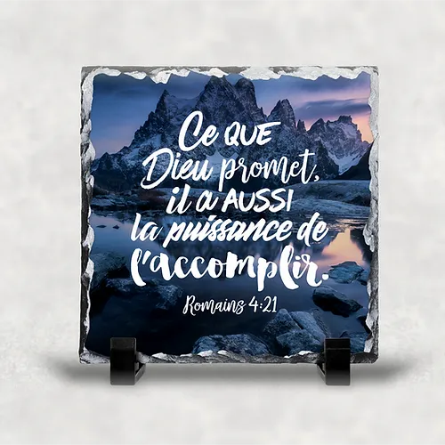 Ardoise illustrée "Jésus dit: Je suis la résurrection"