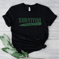 T-Shirt femme "Survivor" xs à xxl (4 couleurs )