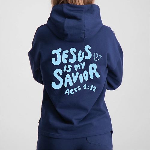 Pull à capuche "Jesus Is My Savior"