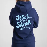 Pull à capuche "Jesus Is My Savior"