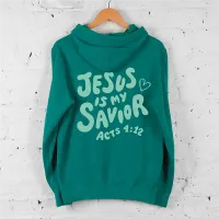 Pull à capuche "Jesus Is My Savior"