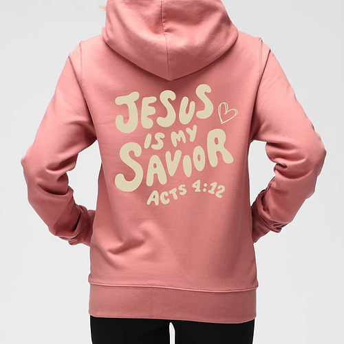 Pull à capuche "Jesus Is My Savior"