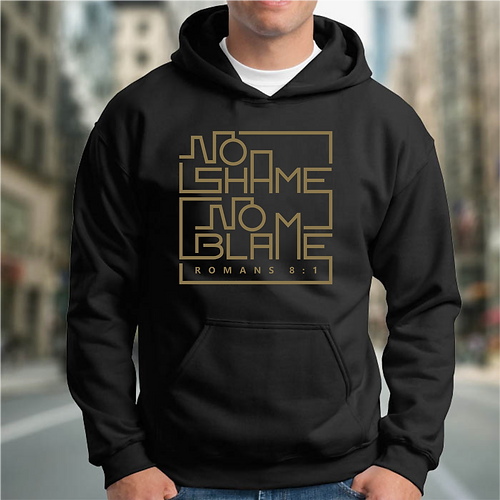 Pull à capuche "No Shame No Game" xs à xxl (4 couleurs)