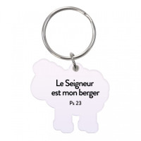 Porte-clé pvc mouton