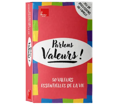Jeu Parlons valeurs ! - 50 valeurs essentielles de la vie