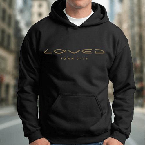 Pull à capuche "Loved" xs à xxl