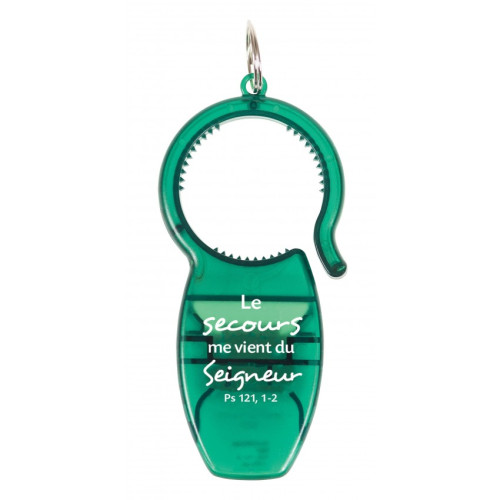 Porte-clé multifonction (bouchon,décapsuleur et canette)