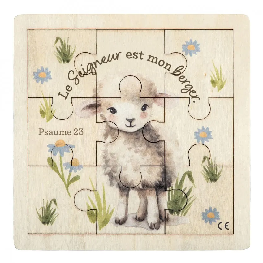 Puzzle en bois "Mouton"