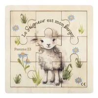Puzzle en bois "Mouton"