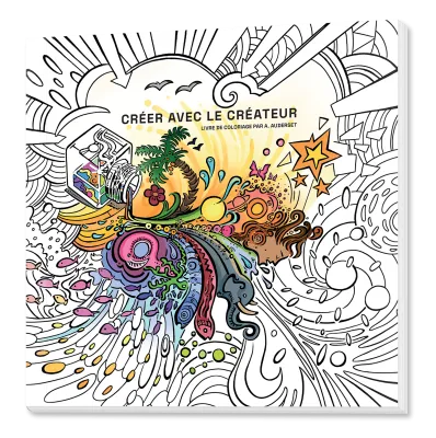 Créer avec le créateur  - Livre de coloriage par A. Auderset