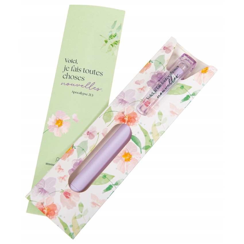 Stylo mot d'ordre 2026 lilas