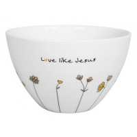 Bol à céréales " Love like Jesus"