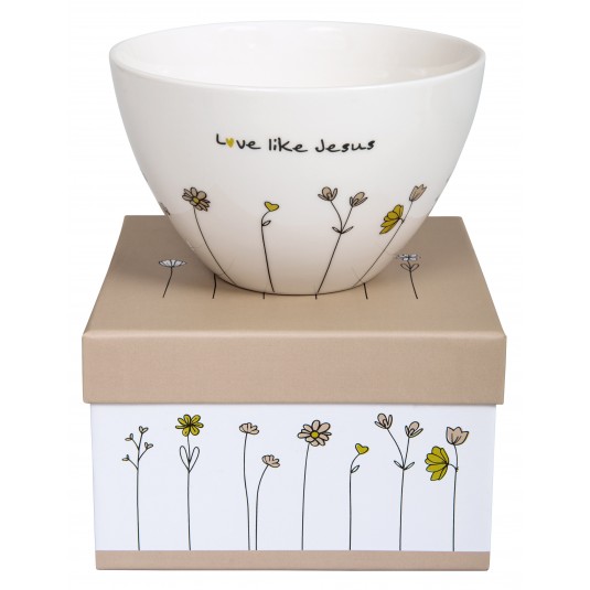Bol à céréales " Love like Jesus"