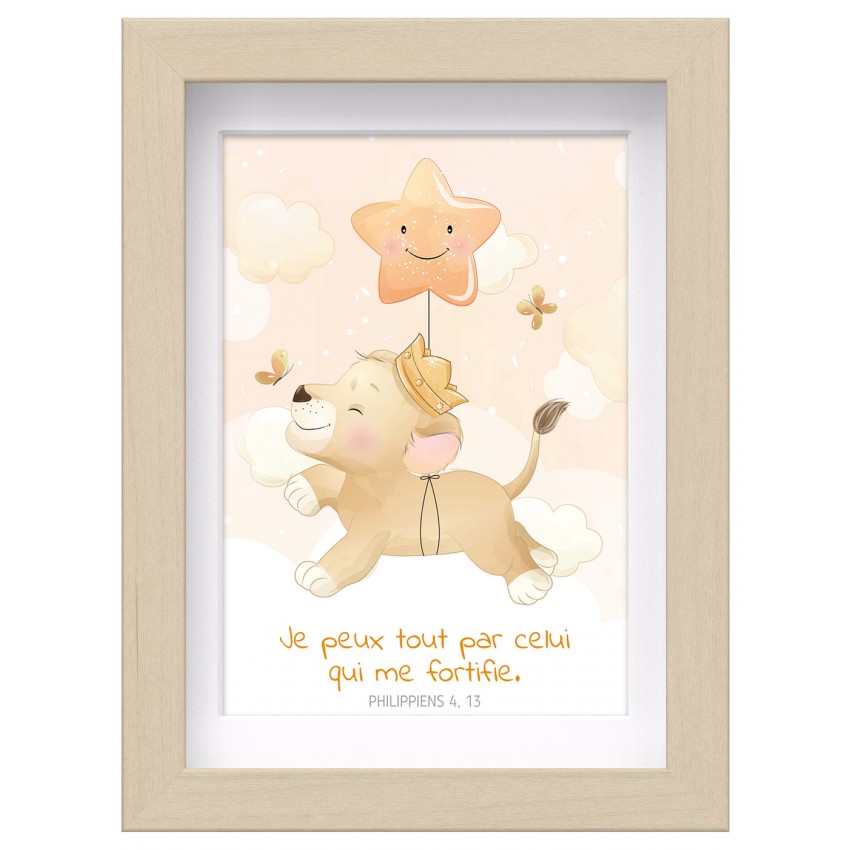 Mon cadre inspritation enfant lionceau