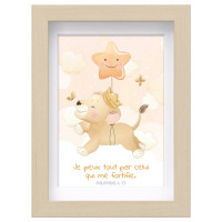 Mon cadre inspritation enfant lionceau