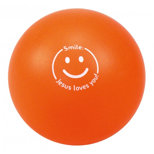 Balle "Smiley" orange