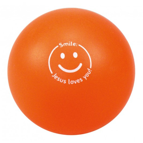 Balle "Smiley" orange