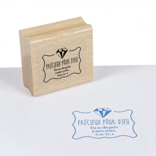Tampon créatif "Précieux pour Dieu"