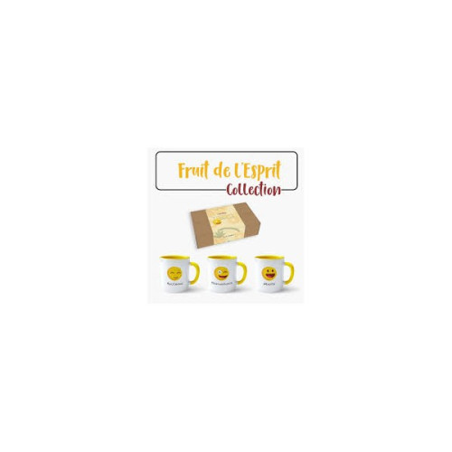 Lot de 3 mug-fruits de l'esprit-No1