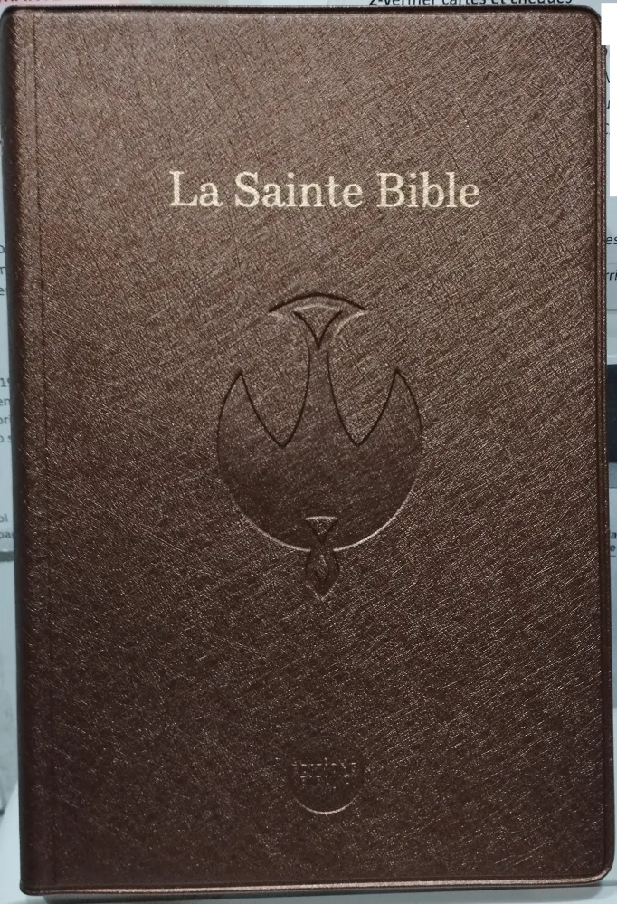 BIBLE COLOMBE, SB1059, SOUPLE VINYLE BEIGE