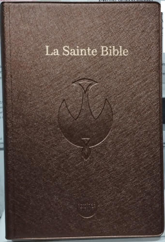 BIBLE COLOMBE, SB1059, SOUPLE VINYLE BEIGE