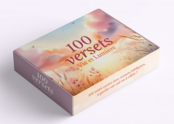 Lot de 100 mini-cartes Vie et Lumière
