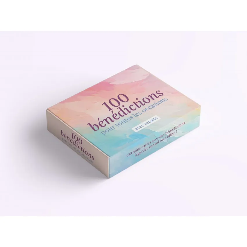 Lot de 100 mini-cartes Bénédictions