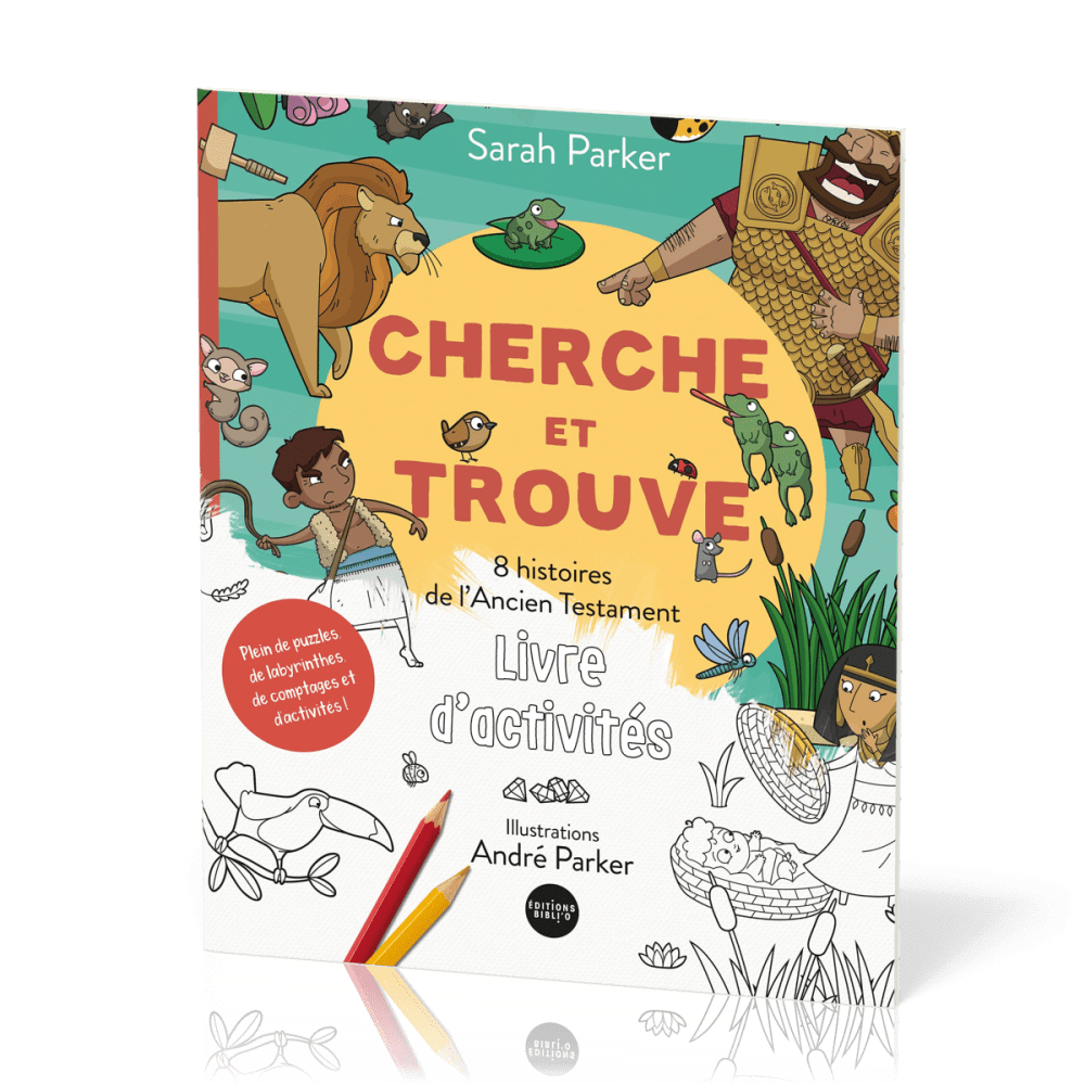 Cherche et trouve - 8 histoires de l'Ancien Testament - Cahier d'activités
