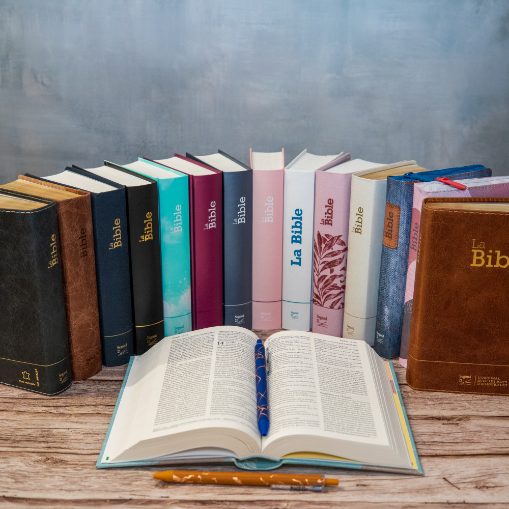 Bible Segond 21 compacte  (Premium style) - Couverture souple bleu marine