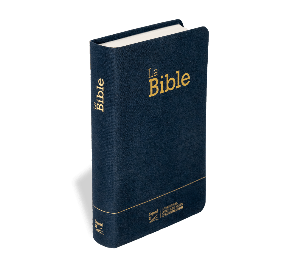 Bible Segond 21 compacte  (Premium style) - Couverture souple bleu marine