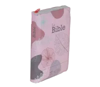 Bible Segond 21 compacte (Premium Style) - couverture souple toilée rose bonbon, avec fermeture éc