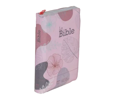 Bible Segond 21 compacte (Premium Style) - couverture souple toilée rose bonbon, avec fermeture éc