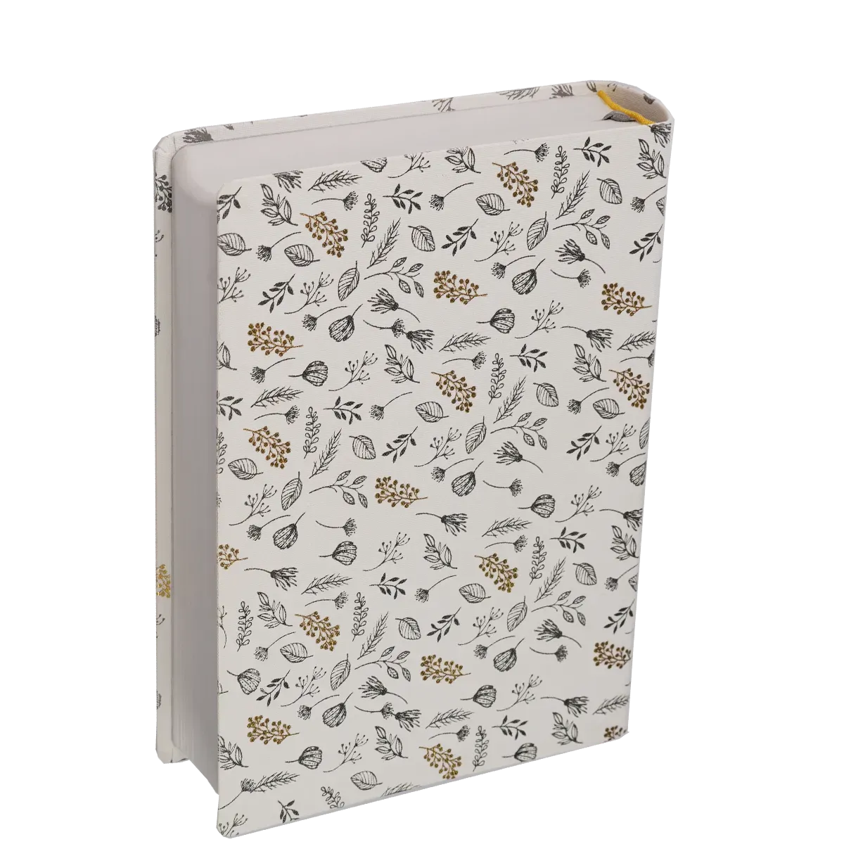 Bible Segond 21 - Journal de bord - couverture souple toilée blanc avec motifs dorés