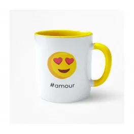 MUG JAUNE - AMOUR